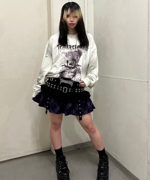 TRAVAS TOKYO/トラバス トーキョー』ベルト付きティアードフリル