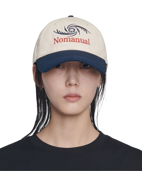 NOMANUAL（NOMANUAL）の「「NOMANUAL /ノーマニュアル」STORM BALL CAP（キャップ・メンズ・チャコール/ネイビー・FREE）」の7枚目の写真