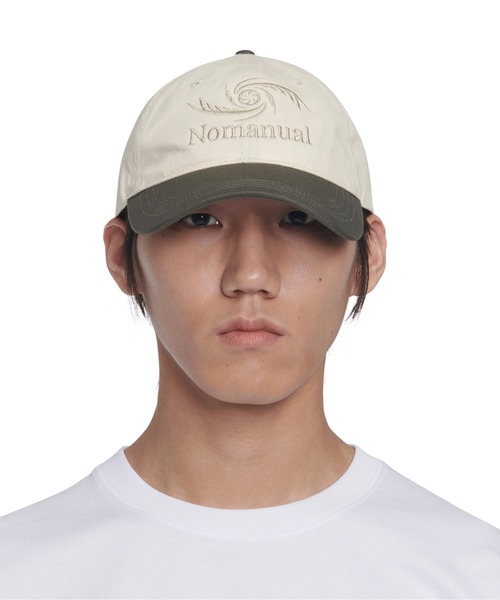 NOMANUAL（NOMANUAL）の「「NOMANUAL /ノーマニュアル」STORM BALL CAP（キャップ・メンズ・チャコール/ネイビー・FREE）」の9枚目の写真