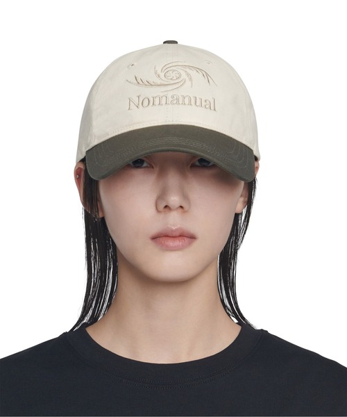 NOMANUAL（NOMANUAL）の「「NOMANUAL /ノーマニュアル」STORM BALL CAP（キャップ・メンズ・チャコール/ネイビー・FREE）」の11枚目の写真