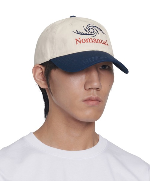 NOMANUAL（NOMANUAL）の「「NOMANUAL /ノーマニュアル」STORM BALL CAP（キャップ・メンズ・チャコール/ネイビー・FREE）」の5枚目の写真