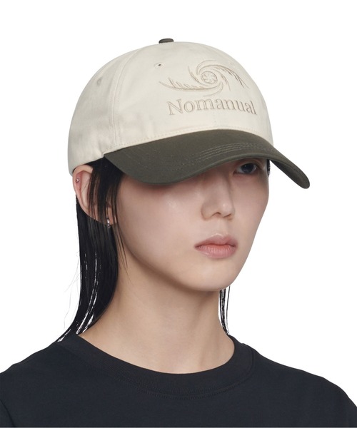 NOMANUAL（NOMANUAL）の「「NOMANUAL /ノーマニュアル」STORM BALL CAP（キャップ・メンズ・チャコール/ネイビー・FREE）」の12枚目の写真