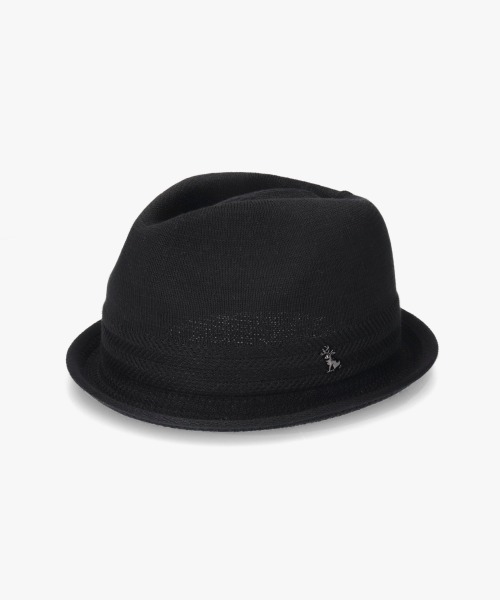 arth（アース）の「arth  TM Short Brim Fedora / アース（ハット・メンズ・ブラック/グレー・60cm/58cm）」の3枚目の写真