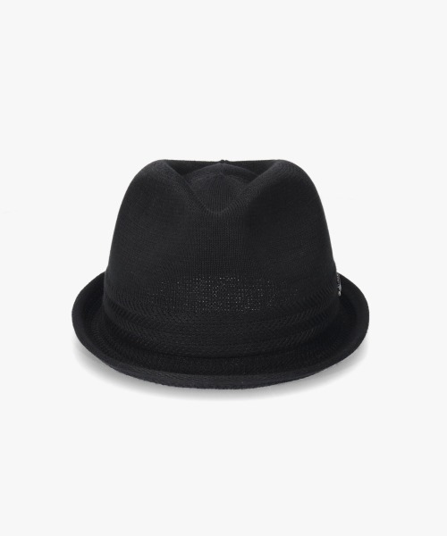 arth（アース）の「arth  TM Short Brim Fedora / アース（ハット・メンズ・ブラック/グレー・60cm/58cm）」の4枚目の写真
