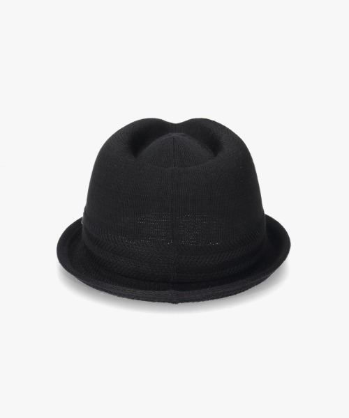 arth（アース）の「arth  TM Short Brim Fedora / アース（ハット・メンズ・ブラック/グレー・60cm/58cm）」の6枚目の写真