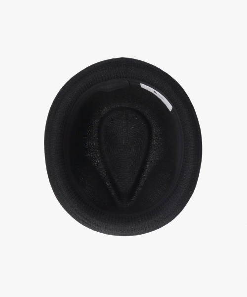 arth（アース）の「arth  TM Short Brim Fedora / アース（ハット・メンズ・ブラック/グレー・60cm/58cm）」の7枚目の写真