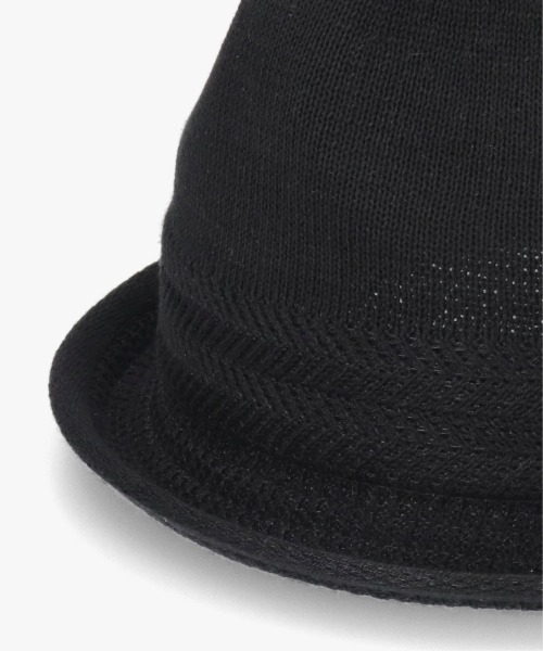 arth（アース）の「arth  TM Short Brim Fedora / アース（ハット・メンズ・ブラック/グレー・60cm/58cm）」の8枚目の写真