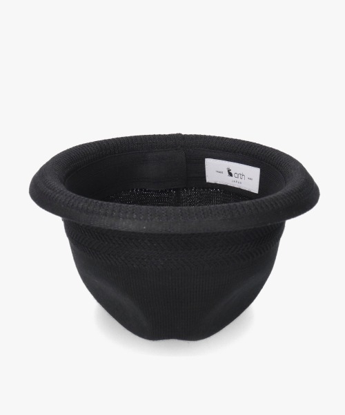 arth（アース）の「arth  TM Short Brim Fedora / アース（ハット・メンズ・ブラック/グレー・60cm/58cm）」の10枚目の写真