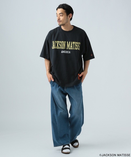 S 紺 JACKSON MATISSE ジャクソンマティス ペコちゃんTシャツ JACKSON MATISSE（ジャクソンマティス）の「JACKSON MATISSE