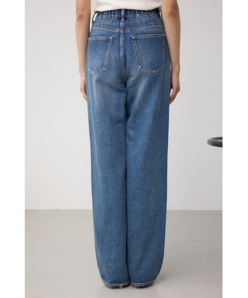 AZUL by moussy（アズールバイマウジー）の「C/T冷感イージーワイドデニム（デニムパンツ・レディース・ブルー/ダークブルー・SMALL/MEDIUM/LARGE）」の18枚目の写真