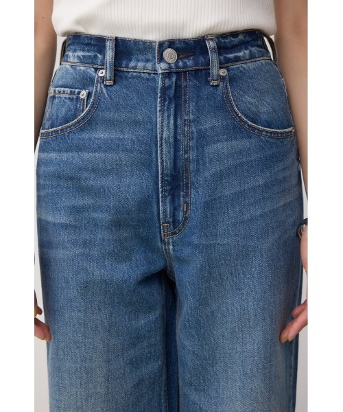 AZUL by moussy（アズールバイマウジー）の「C/T冷感イージーワイドデニム（デニムパンツ・レディース・ブルー/ダークブルー・SMALL/MEDIUM/LARGE）」の17枚目の写真