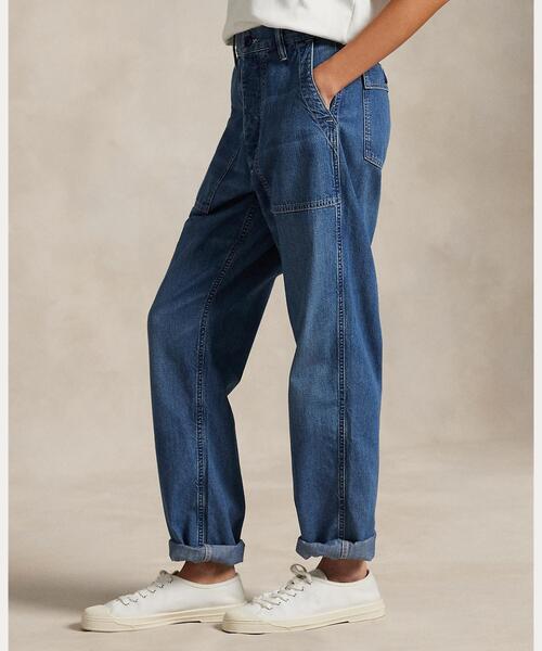 POLO RALPH LAUREN（ポロ ラルフ ローレン）の「Ricky パンツ（デニムパンツ・レディース・ブルー・0/4/8/6/10/12/2）」の3枚目の写真