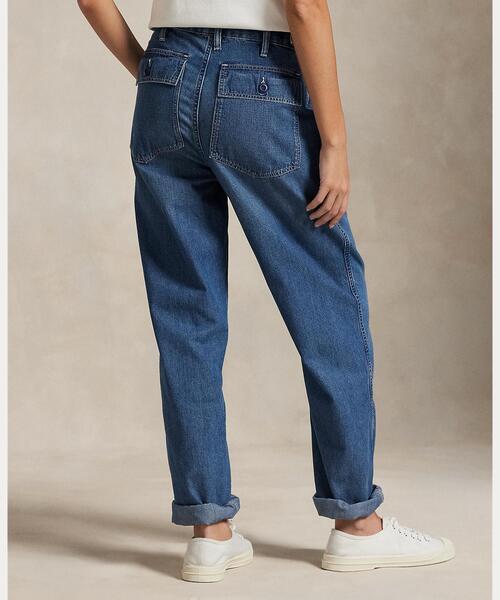 POLO RALPH LAUREN（ポロ ラルフ ローレン）の「Ricky パンツ（デニムパンツ・レディース・ブルー・0/4/8/6/10/12/2）」の4枚目の写真