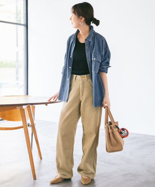 Levi's/リーバイス 別注SMU LS ZANDT CROPPED SHIRT（シャツ