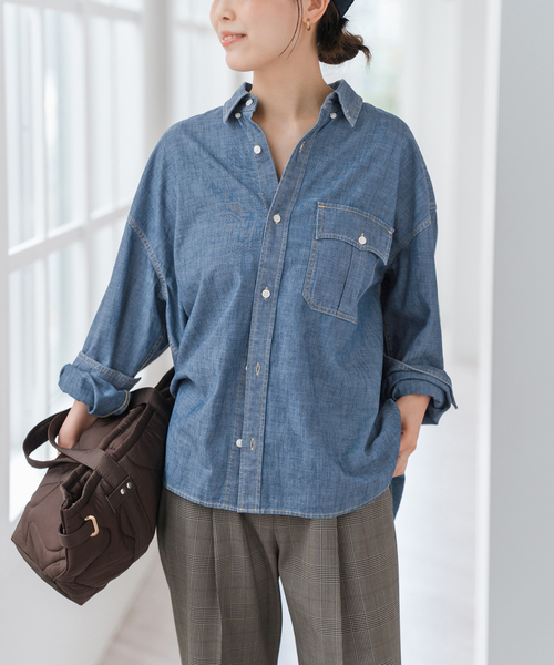 Levi's/リーバイス 別注SMU LS ZANDT CROPPED SHIRT（シャツ