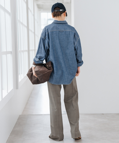 Levi's/リーバイス 別注SMU LS ZANDT CROPPED SHIRT（シャツ