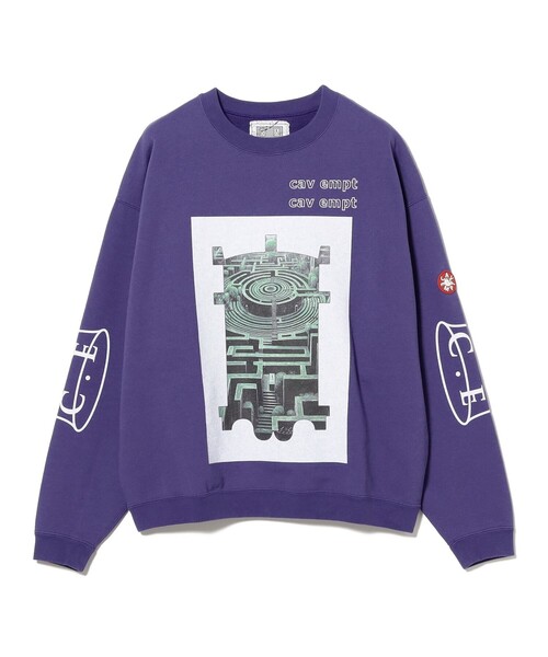 C.E（シーイー）の「C.E / SCMCTY LOOSE CREW NECK（スウェット・メンズ・パープル・X-LARGE/LARGE/MEDIUM）」の9枚目の写真
