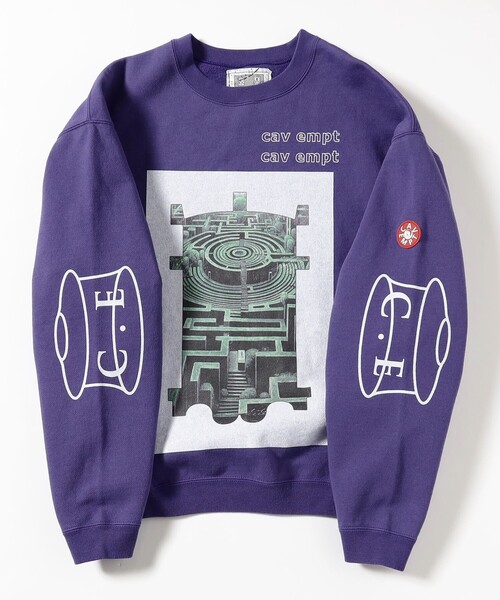 C.E（シーイー）の「C.E / SCMCTY LOOSE CREW NECK（スウェット・メンズ・パープル・X-LARGE/LARGE/MEDIUM）」の3枚目の写真