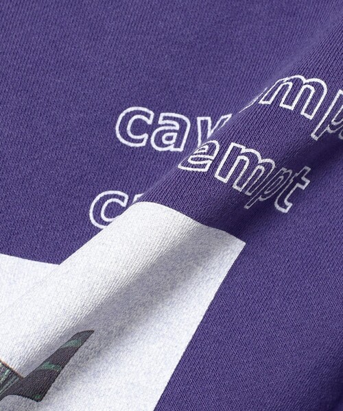 C.E（シーイー）の「C.E / SCMCTY LOOSE CREW NECK（スウェット・メンズ・パープル・X-LARGE/LARGE/MEDIUM）」の6枚目の写真