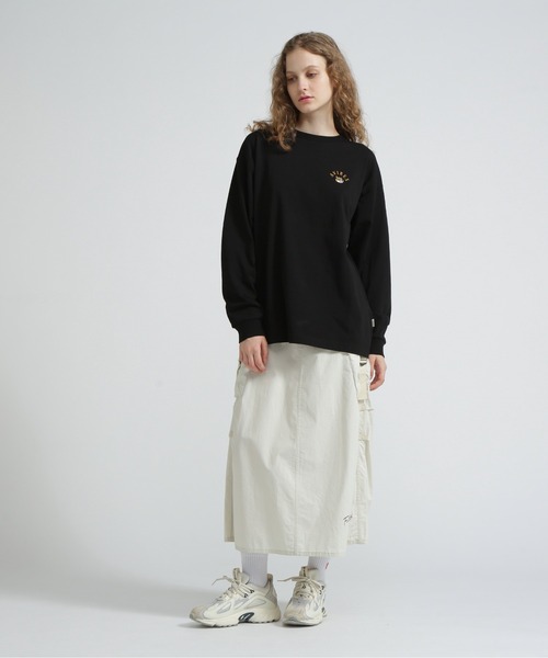 AVIREX（アヴィレックス）の「FLYING TIGERS T-SHIRT/フライングタイガーTシャツ（Tシャツ/カットソー・レディース・ブラック/ホワイト・F）」の4枚目の写真