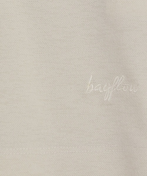 BAYFLOW（ベイフロー）の「【吸水速乾】ドライ鹿の子Tシャツ（Tシャツ/カットソー・メンズ・ブラック/オフホワイト/ブラウン・MEDIUM/LARGE）」の6枚目の写真