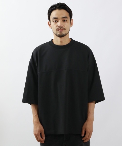 BAYFLOW（ベイフロー）の「【吸水速乾】ドライ鹿の子Tシャツ（Tシャツ/カットソー・メンズ・ブラック/オフホワイト/ブラウン・MEDIUM/LARGE）」の18枚目の写真