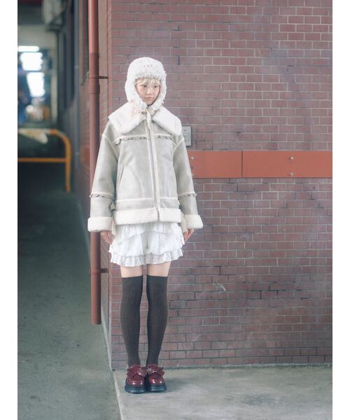 merry jenny（メリージェニー）の「シュガーフリルカボチャパンツ（その他パンツ・レディース・ブラック/アイボリー・FREE）」の12枚目の写真