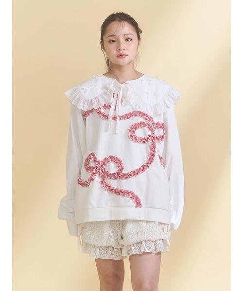 シュガーフリルカボチャパンツ（その他パンツ）｜merry jenny（メリー