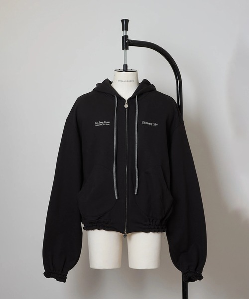 SHINYAKOZUKA（シンヤコヅカ）の「ORDINARY OLD STYLE ZIP HOODIE ISSUE 7（パーカー・メンズ・ブラック/グレー・S/M）」の2枚目の写真