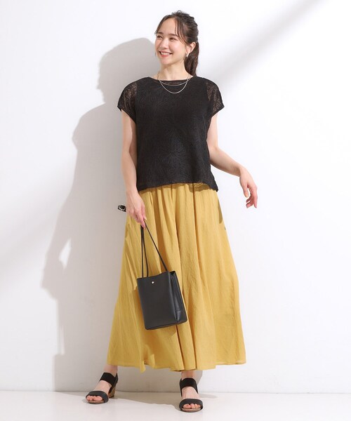 DRESKIP(ドレスキップ)の「【2点セット】刺繍レーストップス(その他トップス・レディース・ブラウン系その他/ブラック/アイボリー・04/03/02/01)」の15枚目の写真