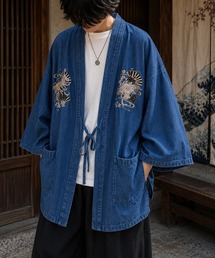 8(eight) | 和柄刺繍デニム法被(浴衣)