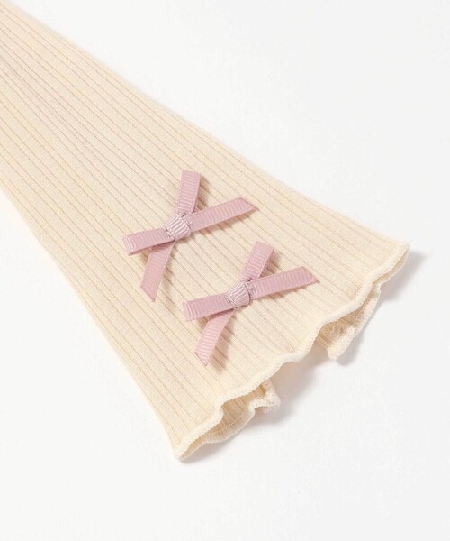 SLAP SLIP（スラップスリップ）の「フロントモチーフテレコTシャツ(80~130cm)（Tシャツ/カットソー・キッズ・ホワイト/グレー/ベージュ/ピンク・80ｃｍ/90cm/110cm/100cm/120cm）」の17枚目の写真