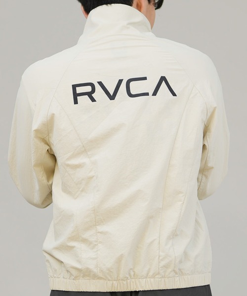 RVCA（ルーカ）の「RVCA/ルーカ MIL NYLON JACKET ジャケット BF042-755（ナイロンジャケット・メンズ・シルバーグレー/ブラック×ホワイト・L/M）」の2枚目の写真