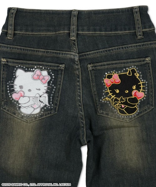 Lavanda 【HELLO KITTY】デニムパンツ LAVANDA HELLO KITTYコラボデニム