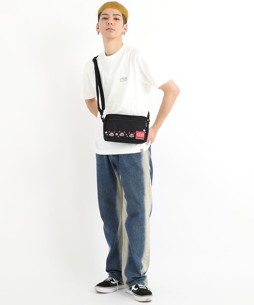 Manhattan Portage(マンハッタンポーテージ)の「Manhattan Portage/マンハッタンポーテージ ショルダーバッグ "KOUSUKE SHIMIZU" Jogger(L)JPN PSYCHOWORKS MP1404LKOSK(ショルダーバッグ・メンズ・ブラック×レッド・FREE)」の11枚目の写真
