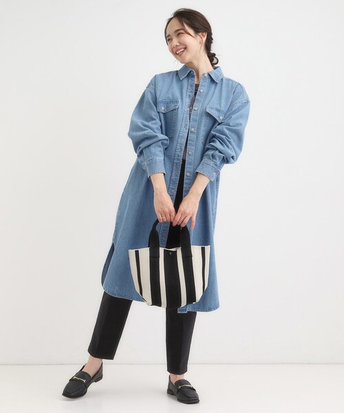 SHOO・LA・RUE（シューラルー）の「ニットランチトートバッグ（トートバッグ・レディース・ブラック系3/ダークブラウン系5/ブラック系2/ブラウン系その他4・00）」の6枚目の写真