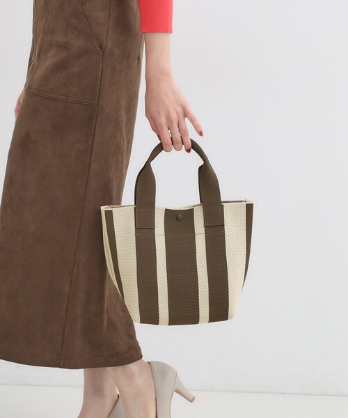 SHOO・LA・RUE（シューラルー）の「ニットランチトートバッグ（トートバッグ・レディース・ブラック系3/ダークブラウン系5/ブラック系2/ブラウン系その他4・00）」の11枚目の写真