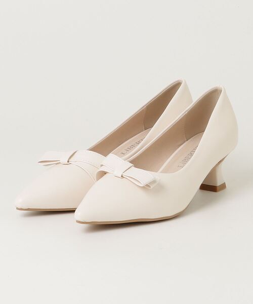 LibertyDoll(リバティードール)の「LibertyDoll/ポインテッドトゥ5.5cmピンヒールリボンパンプス(1039)(パンプス・レディース・ブラック/シルバー/アイボリー・LL/S/M/L/3L/SS)」の8枚目の写真