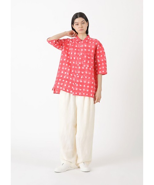 Plantation(プランテーション)の「スミドットYOORYUU PT / シャツ / (O)(シャツ/ブラウス・レディース・ライトグレー/ピンク/ダークグレー・X-LARGE/M size)」の15枚目の写真