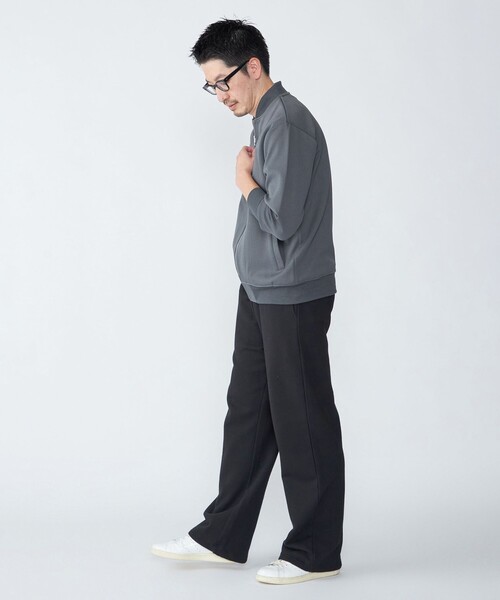 セール】【WEB限定】SHIPS: ツイル ダンボール ニット MA-1 ブルゾン