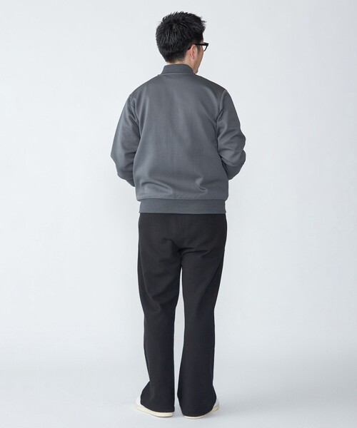 SHIPS（シップス）の「【WEB限定】SHIPS: ツイル ダンボール ニット MA-1 ブルゾンジャケット（ブルゾン・メンズ・チャコールグレー/ブラック/ネイビー・SMALL/MEDIUM/LARGE/X-LARGE）」の9枚目の写真