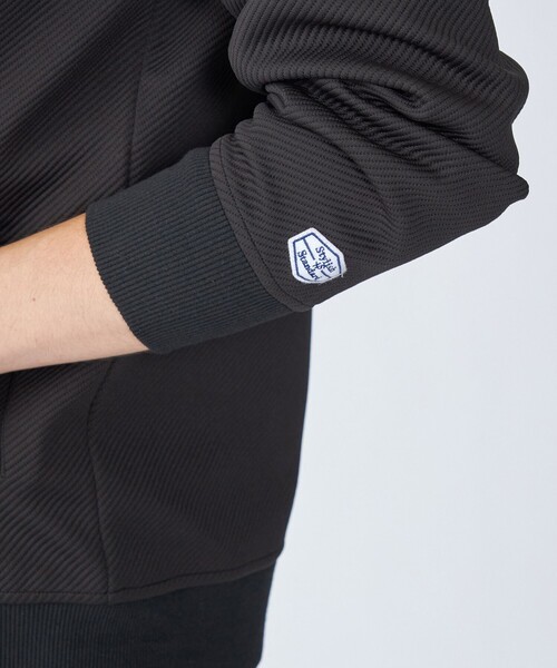 SHIPS（シップス）の「【WEB限定】SHIPS: ツイル ダンボール ニット MA-1 ブルゾンジャケット（ブルゾン・メンズ・チャコールグレー/ブラック/ネイビー・SMALL/MEDIUM/LARGE/X-LARGE）」の20枚目の写真