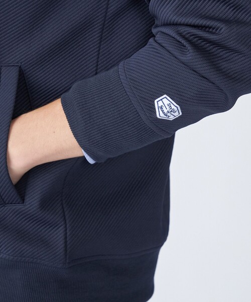 SHIPS（シップス）の「【WEB限定】SHIPS: ツイル ダンボール ニット MA-1 ブルゾンジャケット（ブルゾン・メンズ・チャコールグレー/ブラック/ネイビー・SMALL/MEDIUM/LARGE/X-LARGE）」の22枚目の写真