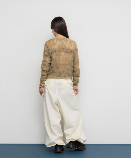 KBF（ケイビーエフ）の「ニットカーディガンSETシアートップス（カーディガン/ボレロ・レディース・ベージュ系その他/チャコールグレー・ONE）」の20枚目の写真