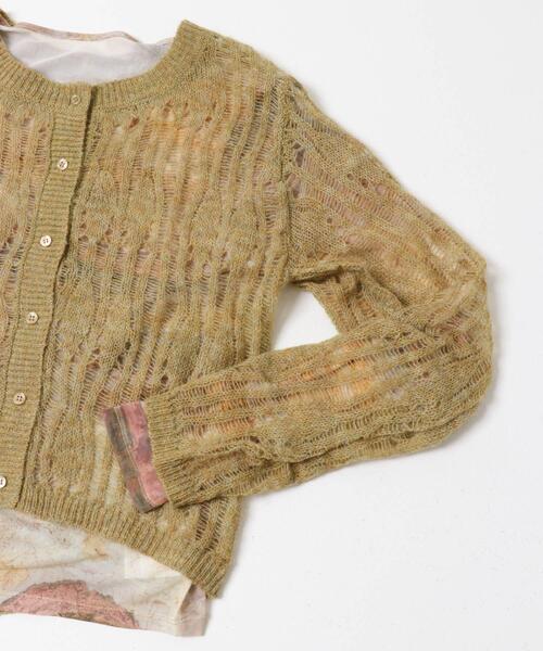 KBF（ケイビーエフ）の「ニットカーディガンSETシアートップス（カーディガン/ボレロ・レディース・ベージュ系その他/チャコールグレー・ONE）」の18枚目の写真