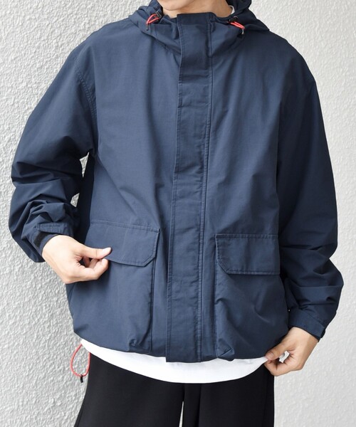 SHIPS any:〈洗濯機可能〉コットン/ナイロン フェードカラー