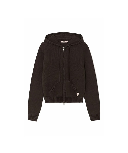 G CLASSIC KNIT ZIP UP（パーカー）｜GLOWNY（グロウニ―）の