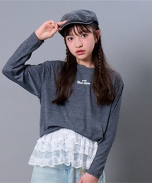 by LOVEiT（バイラビット）の「ミニロゴロング丈Tシャツ（Tシャツ/カットソー）」