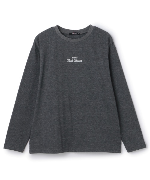 by LOVEiT（バイラビット）の「ミニロゴロング丈Tシャツ（Tシャツ/カットソー・キッズ・オフホワイト/チャコール/ホワイト系その他・130cm/120cm/140cm/150cm/160cm）」の6枚目の写真