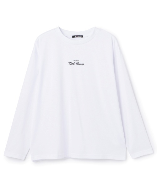 by LOVEiT（バイラビット）の「ミニロゴロング丈Tシャツ（Tシャツ/カットソー・キッズ・オフホワイト/チャコール/ホワイト系その他・130cm/120cm/140cm/150cm/160cm）」の7枚目の写真